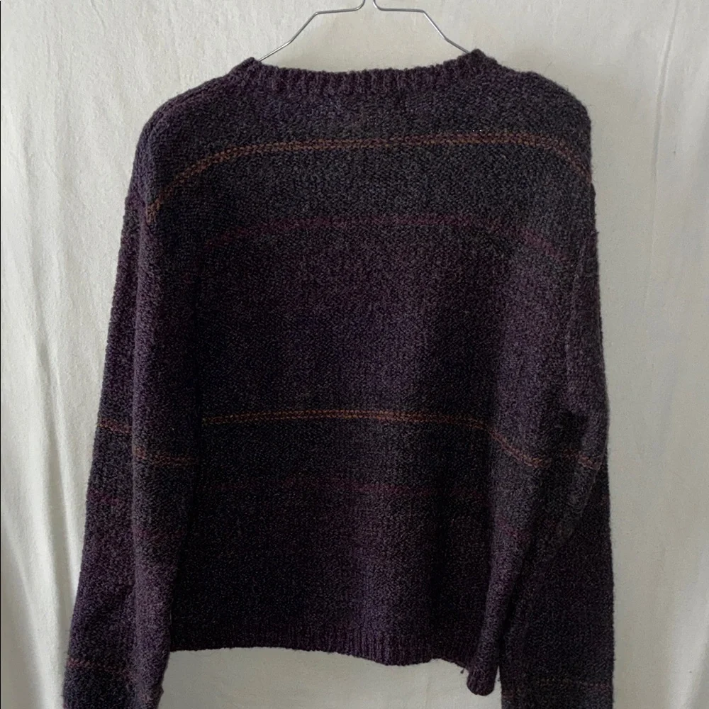 Dressbarn Purple and Gray Women's Sweater - Picture 4 of 4